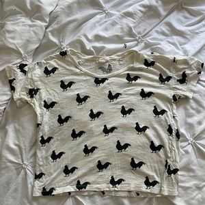 Forever 21 Size Small Chicken Graphic Tee